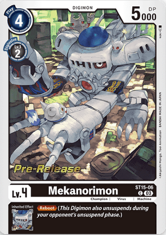 Mekanorimon - ST15-06 - C - Foil (Pre-Release)